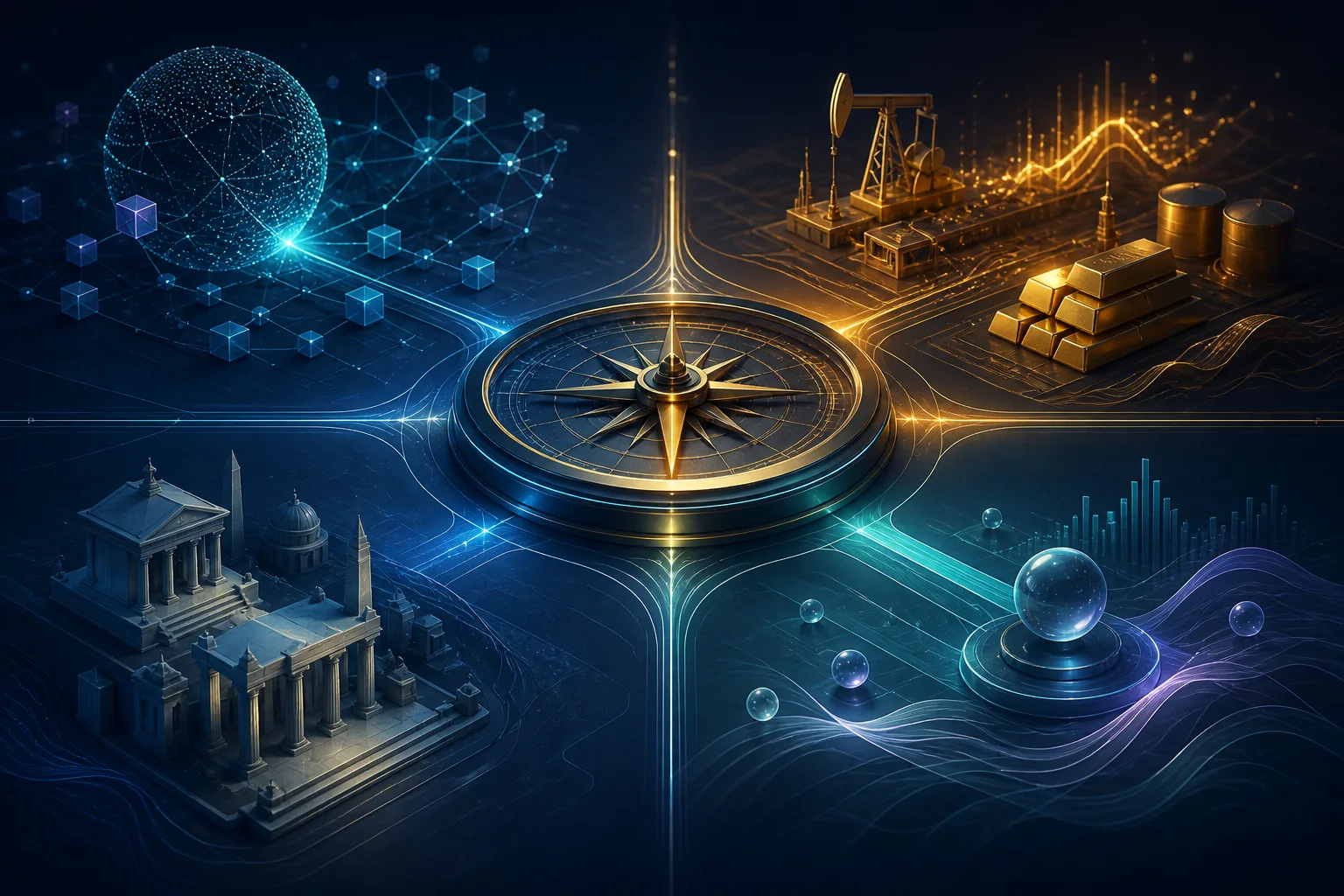 Market intelligence across crypto, commodities, traditional finance, and macro markets